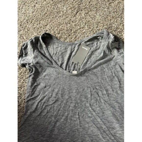 Bench Womens Black/White Stripes Short Sleeve T-Shirt Dress Size Small Pull Over - Picture 9 of 14